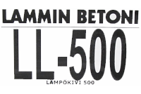 Lammin Betoni - Lämpökivi - LL-500